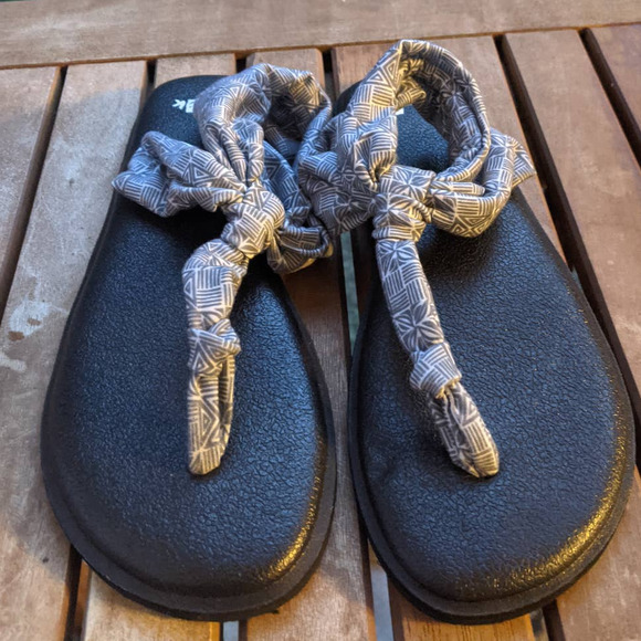 SANUK YOGA Sling Ella Flip SANDALS WOMENS SIZE 7 sn 1091533 - Picture 2 of 8